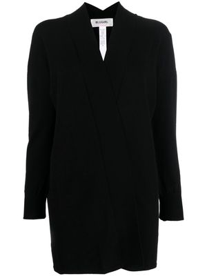 Blugirl wrap-front long-sleeved cardigan - Black