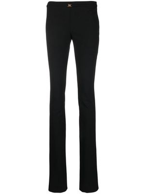 Blumarine belted slim-cut trousers - Black