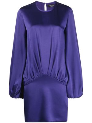 Blumarine blouse short dress - Purple