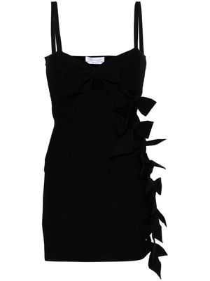 Blumarine bow-embellished cut-out minidress - Black