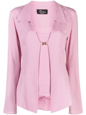 Blumarine clip-fastening blouse - Pink