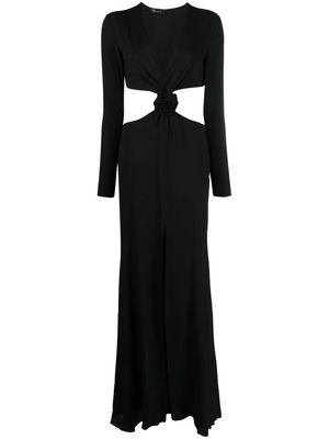 Blumarine cut-out panel dress - Black