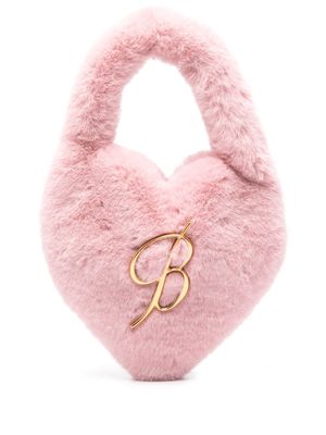 Blumarine Cutie heart-shaped tote bag - Pink