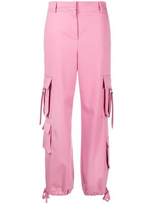 Blumarine drawstring cargo trousers - Pink