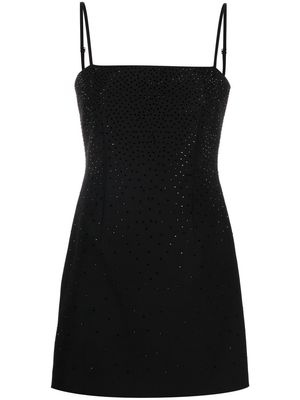 Blumarine embellished square-neck minidress - Black