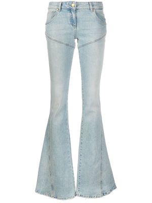 Blumarine flared cotton jeans - Blue