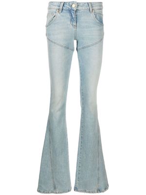 Blumarine flared mid-rise jeans - Blue