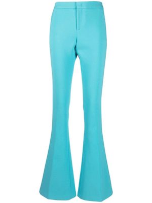 Blumarine four-pocket flared trousers - Blue