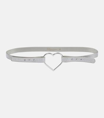 Blumarine Heart crystal-embellished belt