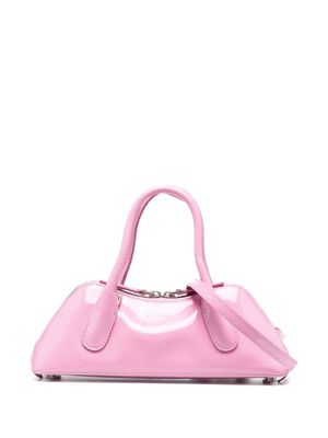 Blumarine high-shine finish leather tote bag - Pink