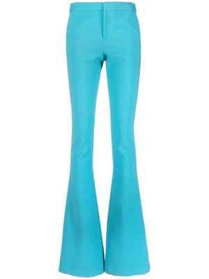 Blumarine high-waisted flared trousers - Blue