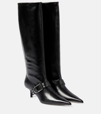 Blumarine Jeanne leather knee-high boots