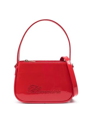 Blumarine logo-detail leather mini bag - Red