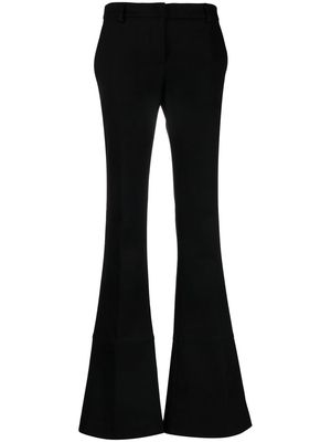 Blumarine low-rise flared trousers - Black