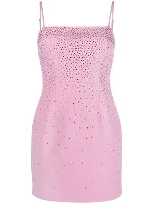 Blumarine square-neck sleeveless dress - Pink