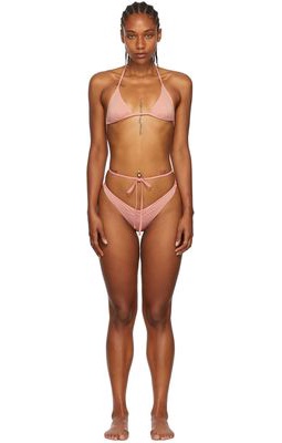 Blumarine SSENSE Exclusive Pink Bikini