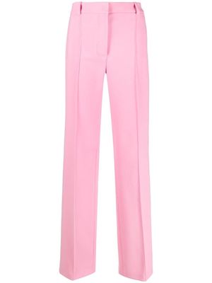 Blumarine straight high-waist trousers - Pink