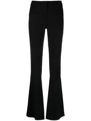 Blumarine stretch flared trousers - Black