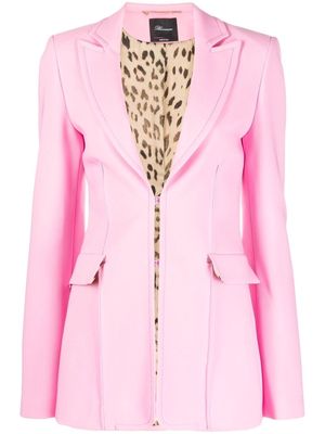 Blumarine tailored single-breasted blazer - Pink