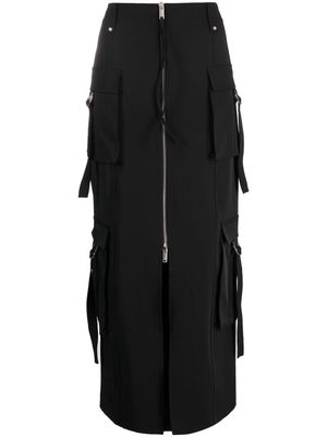 Blumarine zip-fastening maxi skirt - Black