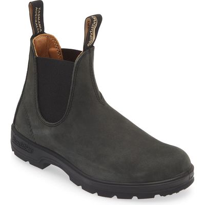 Blundstone Footwear Blundstone Chelsea Boot in Rustic Black Leather 