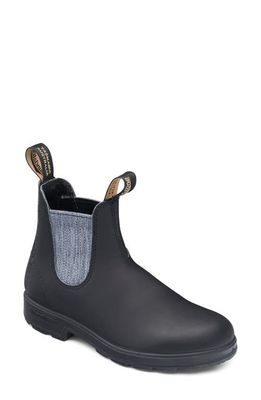 Blundstone Footwear Gender Inclusive Black Chelsea Boot in Black/Grey Wash Leather