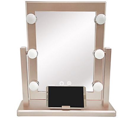 Blushly Hollywood Vanity Mirror with Phone Mount