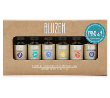 BluZen Original 6-Pack Essential Oils