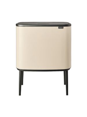 Bo Touch-Top Trash Can - Soft Beige - Soft Beige