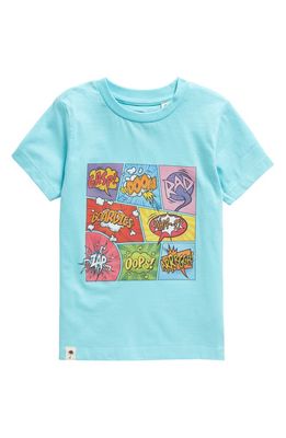 Boardies Kids' Cosmic Organic Cotton Graphic T-Shirt in Blue
