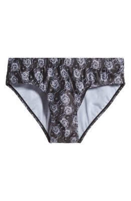 Boardies Yin & Yang Swim Briefs in Black/White