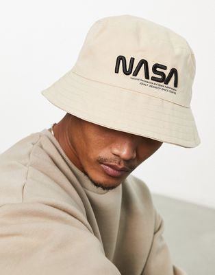 Boardmans NASA bucket hat in sand-Neutral