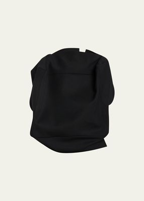 Boat-Neck Wool Top