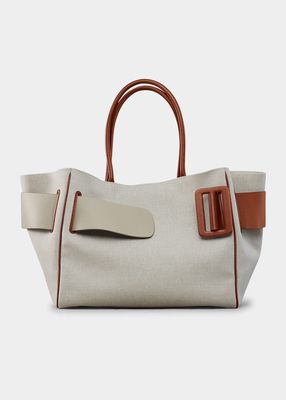 Bobby Buckle Canvas Tote Bag