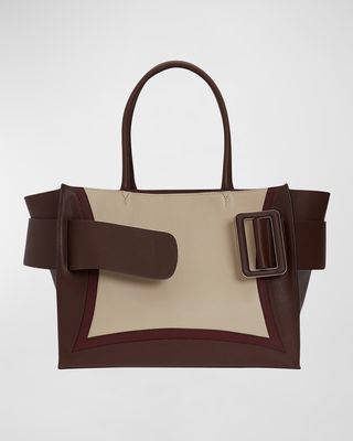 Bobby Colorblock Leather Top-Handle Bag