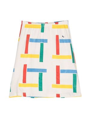 Bobo Choses all-over graphic-print skirt - Neutrals