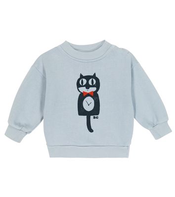 Bobo Choses Baby Cat O'Clock cotton sweatshirt