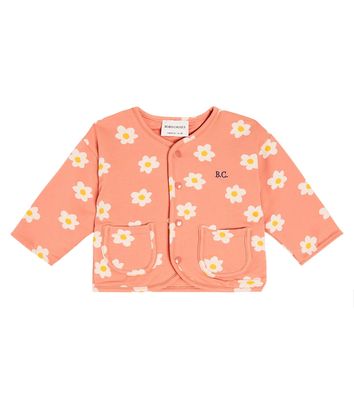 Bobo Choses Baby floral cotton-blend jacket