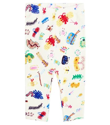 Bobo Choses Baby Funny Insects jersey leggings