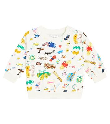 Bobo Choses Baby printed cotton-blend jersey sweatshirt