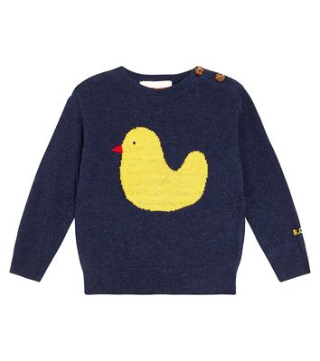 Bobo Choses Baby Rubber Duck wool-blend sweater