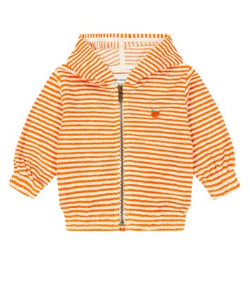 Bobo Choses Baby striped terry hoodie