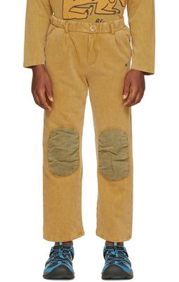 Bobo Choses Brown Kids Knee Patches Lounge Pants