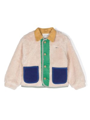 Bobo Choses classic-collar cotton jacket - Neutrals