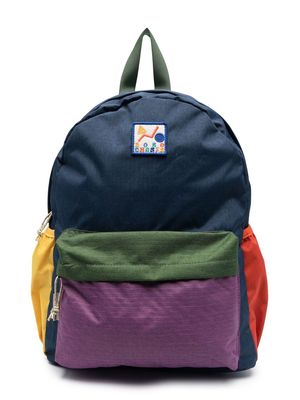 Bobo Choses colour-block recycled-polyester backpack - Blue