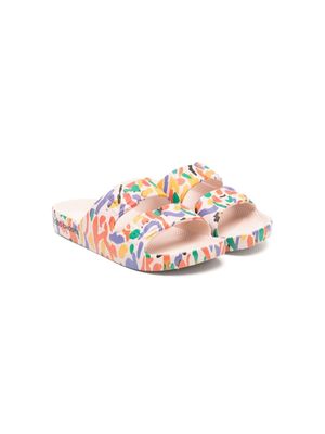 Bobo Choses Confetti Freedom abstract-print slides - Pink