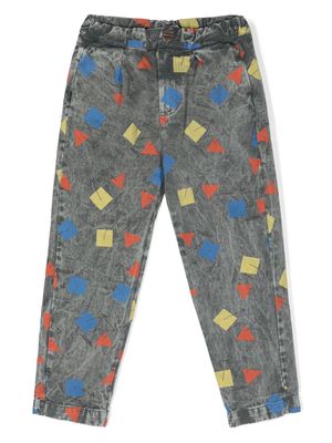 Bobo Choses Crazy Bicy cotton trousers - Grey