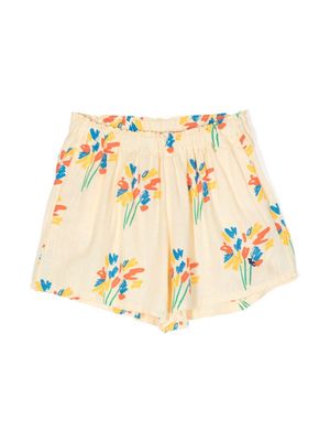 Bobo Choses floral-print shorts - Yellow