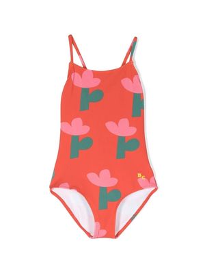 Bobo Choses floral-print swimsuit - Red