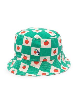 Bobo Choses fruit-print bucket hat - Green
